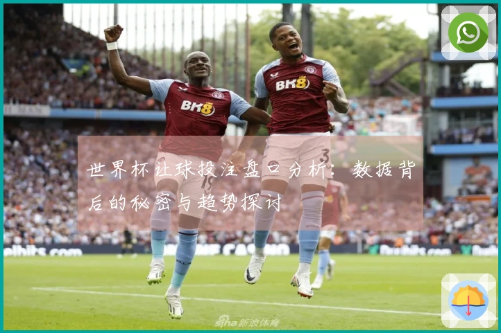 世界杯让球投注盘口分析：数据背后的秘密与趋势探讨